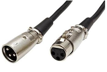 Kabel XLR prodlužovací XLR(M) - XLR(F), 6m