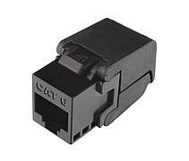 Keystone Cat6, UTP, Solarix SXKJ-6-UTP-BK-SA