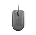 Lenovo 540/Kancelářská/Optická/2 400 DPI/Drátová USB-C/Šedá