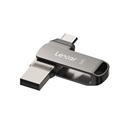 Lexar flash disk 128GB - JumpDrive D400 Dual USB-C & USB-A 3.1 (čtení až 130MB/s)