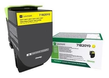 Lexmark toner pro CS/CX317, 417, 517 Yellow Return na 2 300 stran