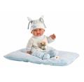 Llorens NEW BORN CHLAPEČEK - realistická panenka miminko s celovinylovým tělem 26311