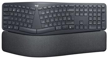 Logitech klávesnice ERGO K860, US, bezdrátová, dělená ergonomická, bluetooth