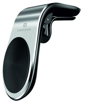 MAGNETICKÝ DRŽÁK DO VENTILACE AUTA SWISSTEN EASY MOUNT STŘÍBRNÝ
