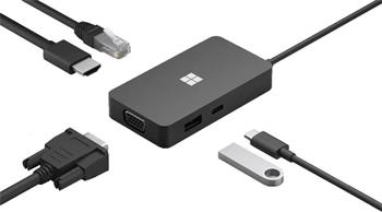Microsoft Surface USB-C Travel Hub, Black