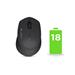 Myš Logitech M280, černá, Wireles, černá, Nano přijímač