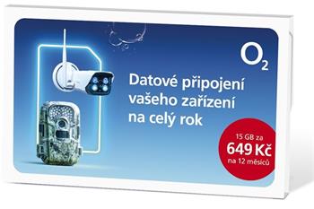 O2 Roční datové připojení 15 GB