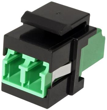 Optická spojka keystone LC/LC, duplex, APC