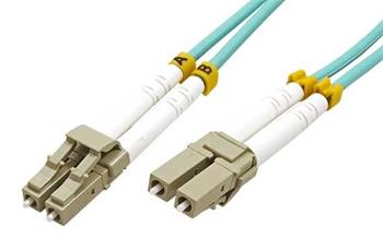 Optický patchkabel LC-LC 50/125 (multimode), duplex, OM3, 10m