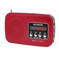 Orava RP-130 R přenosný radiopřijímač, červený