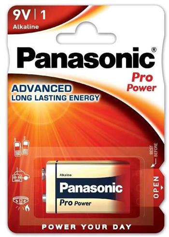 Panasonic 6LR61 1BP 9V Pro Power alk
