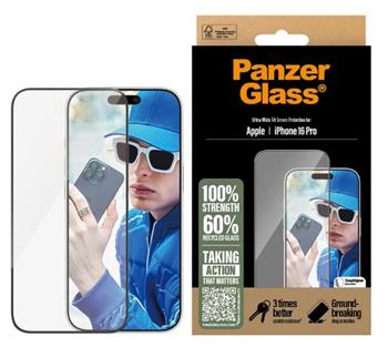 PanzerGlass Apple iPhone 16 Pro s instalačním rámečkem