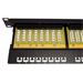 Patchpanel 19'' kat. 6 UTP, 24 portů, černý