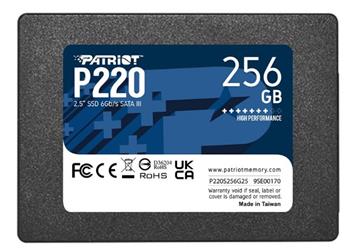 PATRIOT P220/256GB/SSD/2.5"/SATA