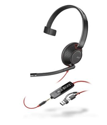 Poly Blackwire 5210 USB-C/A + 3,5 mm jack