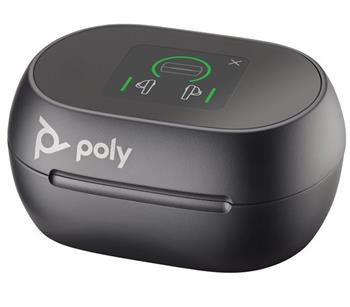 Poly Voyager Free 60+ UC Black Touchscreen Charge Case for BT700 USB-C Adapter