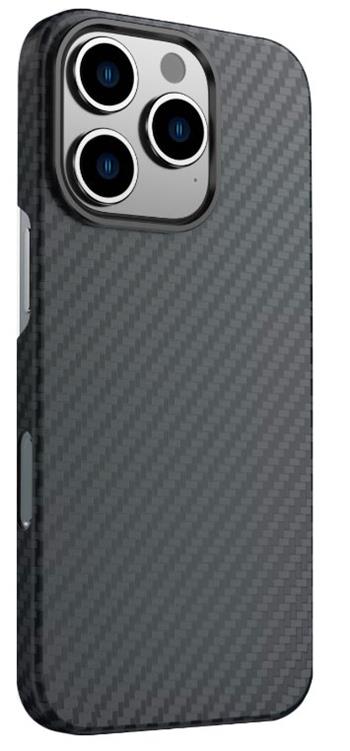 POUZDRO SWISSTEN MAGCARBON PRO APPLE IPHONE 16 PRO ČERNÉ
