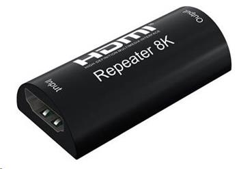 PremiumCord 8K HDMI repeater až do 25m, rozlišení 8K@60Hz, 4K@120Hz