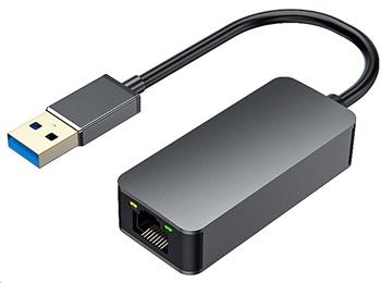 PremiumCord adaptér USB3.0 -> LAN RJ45 ETHERNET 2,5G/1000 MBIT Aluminium
