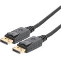 PremiumCord DisplayPort 2.0 přípojný kabel M/M, zlacené konektory, 0,5m
