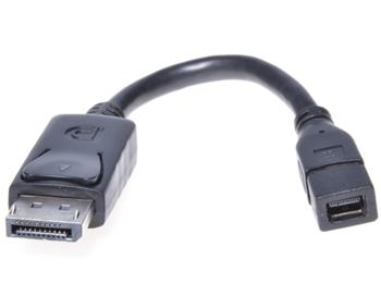 PremiumCord DisplayPort adapter na mini, DP/Male - mini DP/Female, 17cm