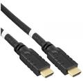 PremiumCord HDMI High Speed with Ether.4K@60Hz kabel se zesilovačem,20m, 3x stínění, M/M, zlacené konektory