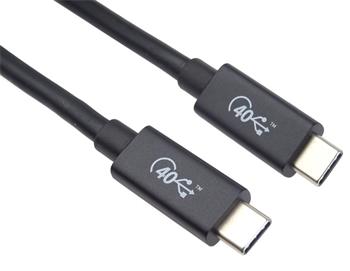 PremiumCord USB4™ Gen 3x2 40Gbps 8K@60Hz kabel Thunderbolt 3 délka: 0,5m