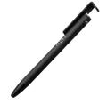Propiska 3v1 se stylusem a stojánkem FIXED Pen, antibakteriální povrch, hliníkové tělo, černá