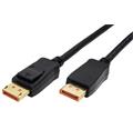Roline DisplayPort kabel v.2.1 (UHBR13,5, 10K@60Hz), DP(M) - DP(M),černý, 2m