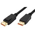 Roline DisplayPort kabel v.2.1 (UHBR20, 16K@60Hz), DP(M) - DP(M),černý, 2m