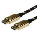 Roline Gold DisplayPort kabel, DP(M) - DP(M), 7,5m