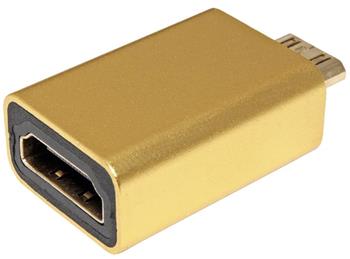 Roline GOLD redukce HDMI A(F) - miniHDMI(M)