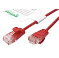 Roline GREEN UTP patchkabel kat. 6a, tenký, LSOH, 3m, červený