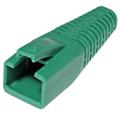 Roline Krytka konektoru RJ45 na kulatý kabel 5,5 - 8,5mm, s ochranou západky, 10ks, zelená