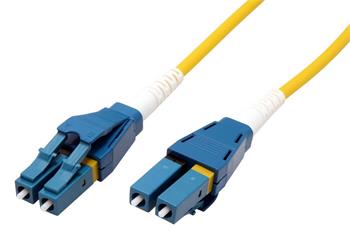Roline Optický patchkabel LC-LC 9/125 (single mode), duplex, OS2, LSOH, 1m