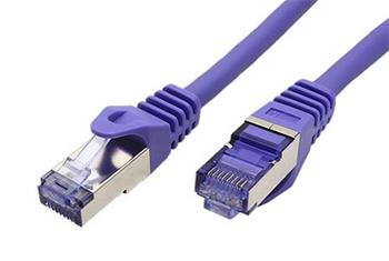 Roline S/FTP patchkabel kat. 6a, Component Level, 5m, LSOH, fialový