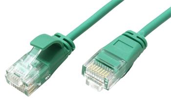 Roline UTP slim patchkabel kat. 6a, LSOH, 0,3m, zelený