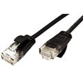 Roline UTP slim patchkabel kat. 6a, LSOH, 2m, černý