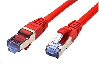 S/FTP patchkabel kat. 6a, LSOH, 15m, červený