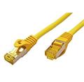 S/FTP patchkabel kat. 7, s konektory RJ45, LSOH, 3m, žlutý