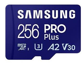 Samsung micro SDXC karta 256GB Pro Plus + SD adaptér