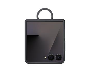 Samsung Silikonový kryt s držákem na prst Flip7 Black