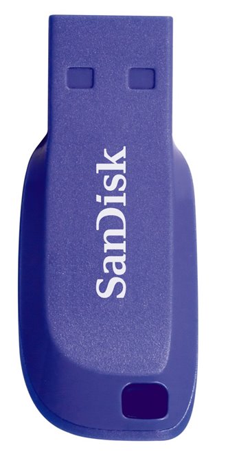 SanDisk Cruzer Blade 16GB USB2.0 elektricky modrá