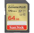 SanDisk Extreme PLUS SDXC 64GB 170MB/ s V30 UHS-I