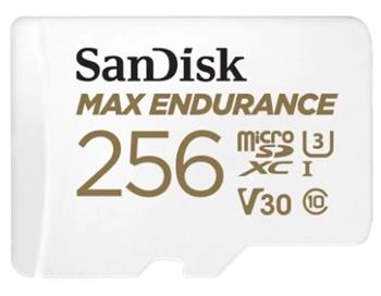 SanDisk MAX ENDURANCE microSDXC 256GB + adaptér