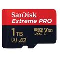 SanDisk micro SDXC karta 1TB Extreme PRO (200 MB/s Class 10, UHS-I U3 V30) + adaptér