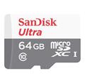 SanDisk MicroSDXC karta 64GB Ultra + adaptér