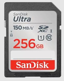 SanDisk Ultra SDXC 256GB 150MB/s Class10 UHS-I
