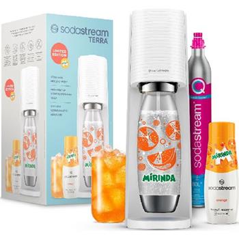 SODASTREAM Terra White Mirinda Megapack výrobník