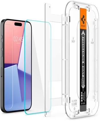 Spigen Glass tR EZ Fit 2 Pack Transparency iPhone 15 Pro